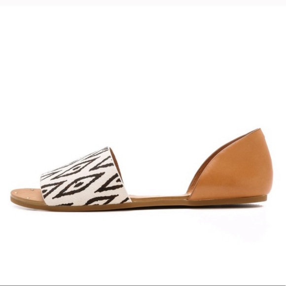 DONATING 3/7! Madewell Thea Diamond ikat summer sandals -10 - Picture 3 of 12